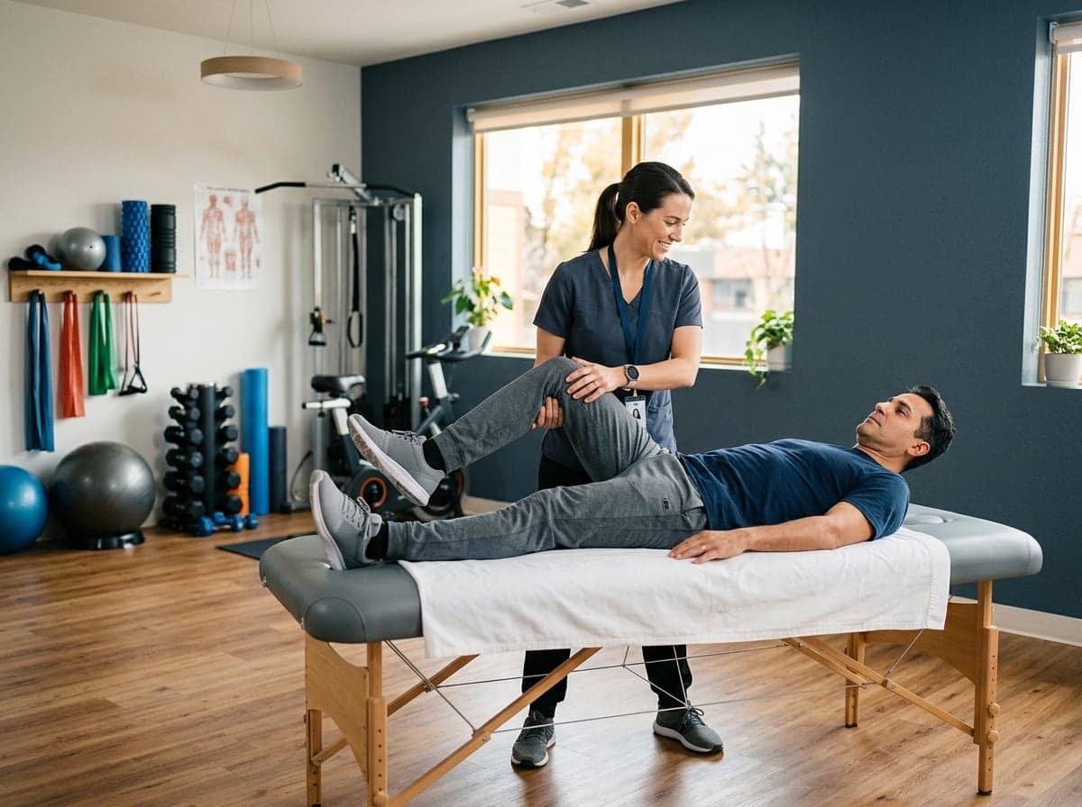 Full body recovery rehabilitation session